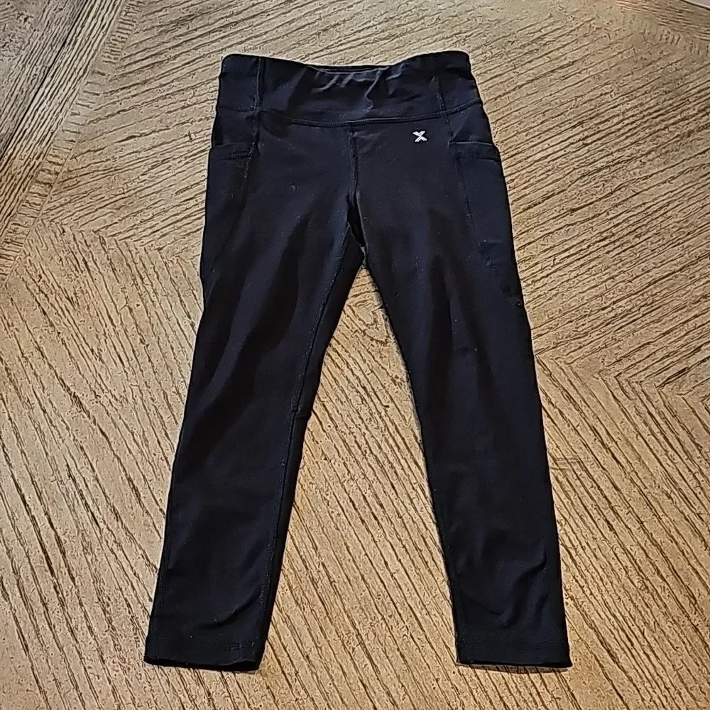Black leggings XS 6/6X Xersion